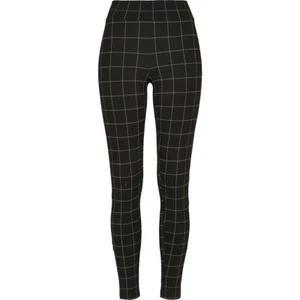 Urban Classics Ladies Check High Waist Leggings kariert Lady black Karo XS - 5XL - Bild 1 von 22