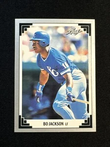 1991 Leaf Preview ~ Bo Jackson #19 of 26 ~ RARE Insert 🎖️Junk_Wax_Baseball🎖️ - Picture 1 of 12