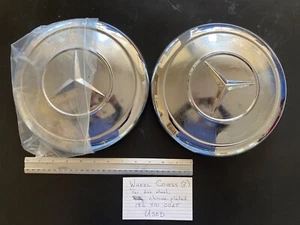 Mercedes Benz 190 SL Wheel Covers chrome plated 186 401 00 25 - Picture 1 of 3