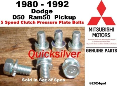 1980 1992 Dodge D50 Ram 50 5 скоростей муфта давление пластина болт комплект оригинальный новый - Изображение 1 из 2