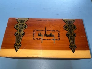 Cherokee Indian Reservation Cedar Chest Trinket Box - Picture 1 of 9
