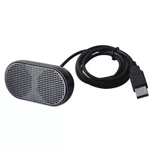 Portable Mini External USB Stereo Computer Speaker 2 Channels Loudspeaker Laptop - Picture 1 of 5