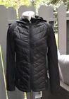 Falls Creek Women S Jacket Coat Black  Hooded Quilted Light Weight