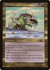 Cromat Apocalypse PLD White Blue Black Red Rare MAGIC GATHERING CARD ABUGames