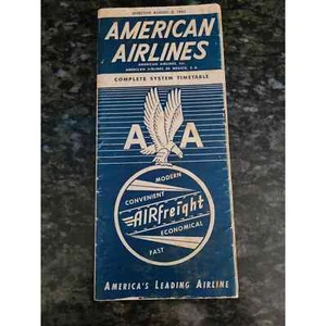 American Airlines System Map 1953 Edition - Picture 1 of 4