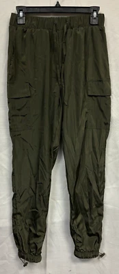 Rue 21 - Joggers cargo de poliéster verde para mujer - talla pequeña para mujer Foto 1 de 4