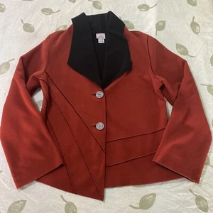 Janska Red Fleece Jacket - Small - USA Made - Picture 1 of 10