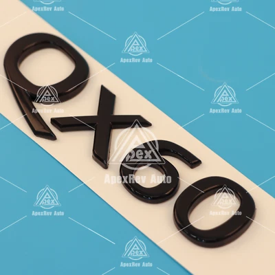 For Infini-ti QX60 3D Rear Liftgate Letters Badge Emblems Nameplate Gloss Black Foto 1 de 4