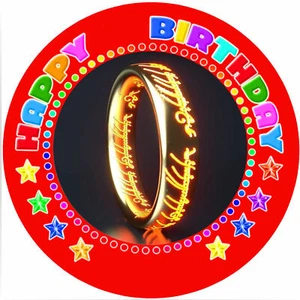 Tortenaufleger Geburtstag Tortenbild Fondant Oblate Der Herr der Ringe P29 - Bild 1 von 1