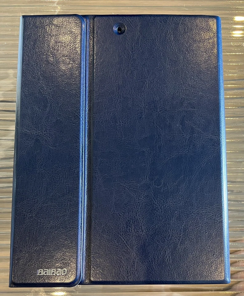 Wireless Keyboard for Tablet  10in  Navy Blue  Faux Leather - Image 1 of 4