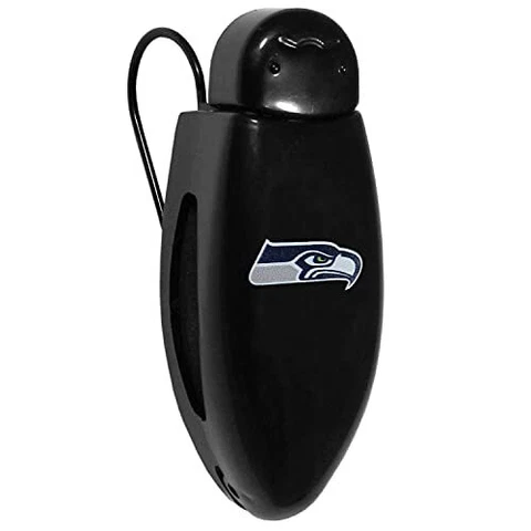 Siskiyou Sports NFL Seattle Seahawks Visor Clip for Sunglasses, Black, One Size Cover