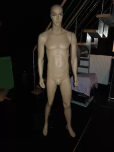 MANNEQUIN 185cm männlich SCHAUFENSTER-FIGUR Karneval THEATER sehr dekorativ! - Bild 1 von 5