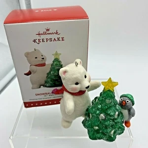 Hallmark Andenken Weihnachtsschmuck 2015 Schneeball & Smoking 15th Anniversary  - Bild 1 von 9