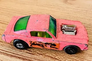 1970 Wildcat Dragster No. 8 Lesney Superfast w/ Black Base Mustang Fastback - Picture 1 of 5