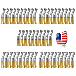 Chiusura manipolo bassa velocità angolo contrasto dentale stile NSK tipo 1:1 tipo E oro - Foto 1 di 36