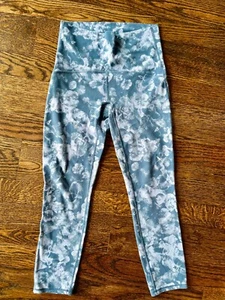 ivivva by lululemon align girl's leggings size 8 GUC grey/blue color - Picture 1 of 2