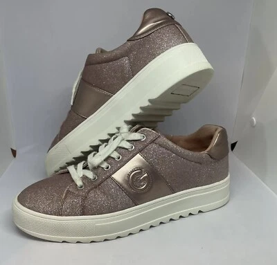 GBG Los Angeles Primly Platform Sneakers Light Pink Texture Women’s Size 10 - Image 1 of 4