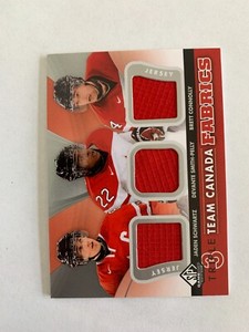 2012-13 SP Game Used Authentic Fabrics Team Canada Triples SCHWARTZ CONNOLLY SP+