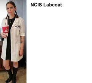 ABRIGO DE LABORATORIO NCIS ABBY Alta Calidad Abrigo de Laboratorio Real No Disfraz Falso Halloween - Imagen 1 de 1