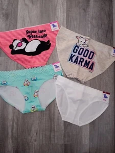NWT Justice Girls Character Panties Size 6 7 (11) - Picture 1 of 1