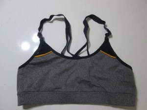 Champion Sport Bra Size M Gray Wireless Unlined Crossback Pullover Athleticwear - Picture 1 of 5