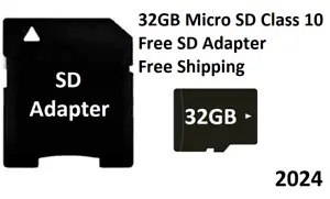 Micro SD Memory Card 32GB High Speed Flash TF Class 10 32 GB Adapter - Picture 1 of 1