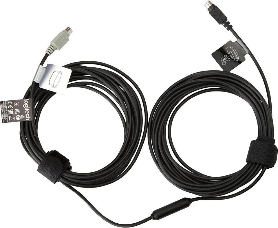 Logitech Camera Extension Cable For Group Video Conferencing PS/2 10m 939-001487 - Image 1 of 4