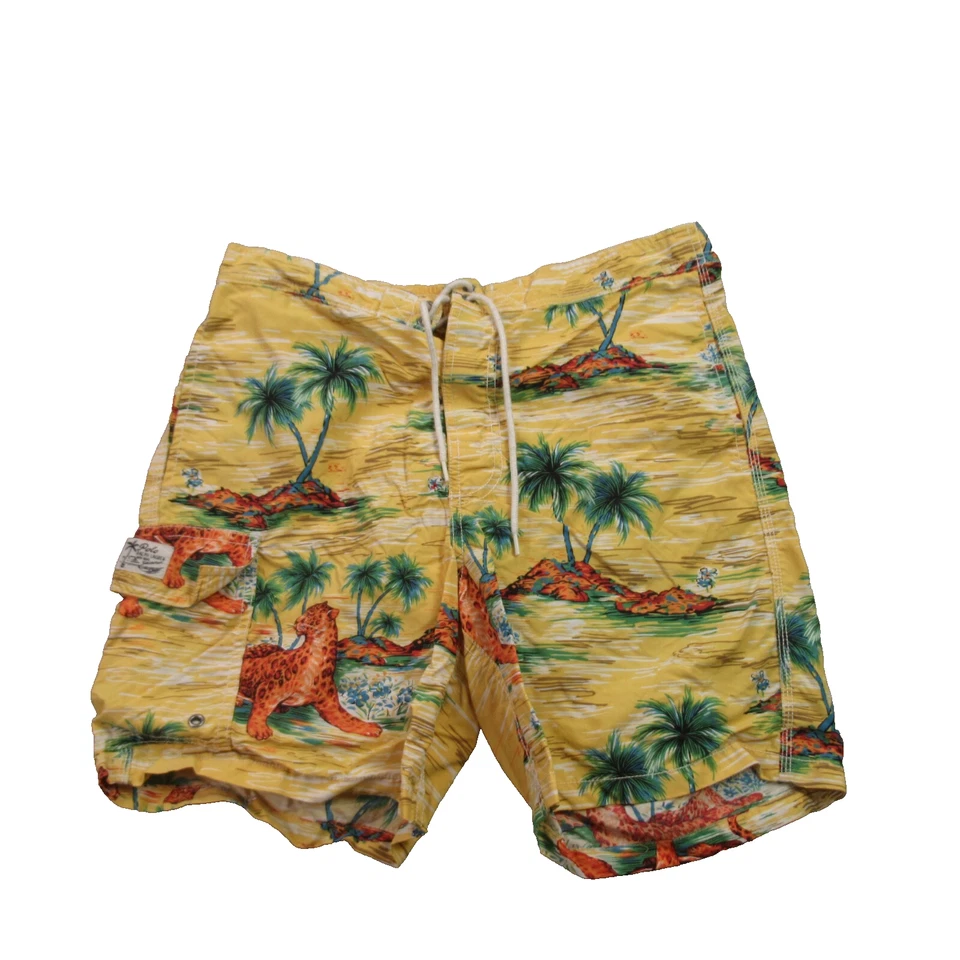 Polo Ralph Lauren Shorts Mens Small Board Swimwear Lightweight Swim Yellow - Image 1 of 4