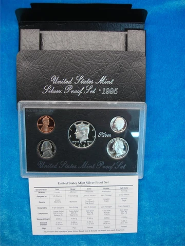 1995 U.S. SILVER PROOF SET - NOT YOUR AVG. PROOF SET! Cover