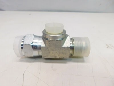 Jic 3/4 Male Female Swivel Tube x 1/2 F NPT Pipe Tee M939 12256531 - Image 1 of 3