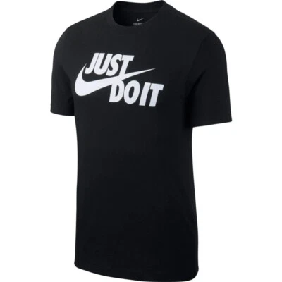 Camiseta deportiva Nike para hombre ropa deportiva "Just Do It" manga corta cuello redondo camisa atlética Foto 1 de 4