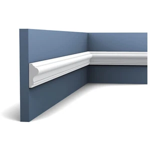 Orac Decor P8030 LUXXUS listón de pared friso listón estuco perfil resistente a golpes 2 m - Imagen 1 de 8