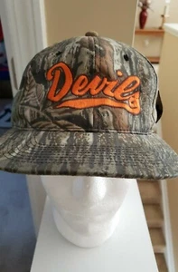 NWT Men's Realtree Xtra Camo Hat Baseball Cap Devils Embroidered Adjustable - Picture 1 of 10