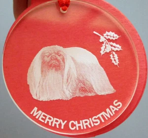 ADORNO PERRO PEKINÉS, LUCITE, - Imagen 1 de 2