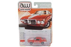 Autoworld AW64432A-6 Pontiac Firebird Royal Bobcat rot 1969 - Premium 2024  1:64 - Picture 1 of 1