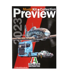 Italeri News Prospekt 2023 Flugzeug Militär Cars & Trucks Bausätze Katalog NEU - Picture 1 of 1