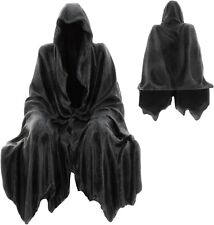 Black Grim Reaper Statue Desktop Figurine Ornament Statue Sitting Home Decor