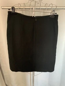 RALPH LAUREN PURPLE LABEL - SCHWARZER BLEISTIFTROCK AUS 100 % WOLLE - GRÖSSE 12 - HERGESTELLT IN USA - Bild 1 von 24