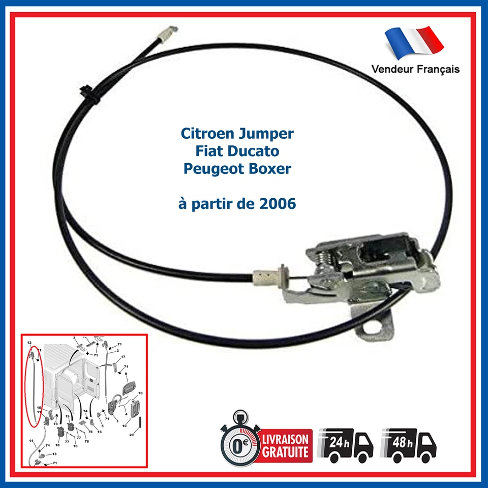 Mecanisme Porte Arriere Gauche Boxer Jumper 8719F2 1362414080 1379729080 L1H1