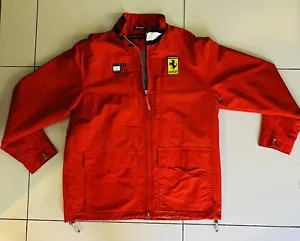 Giacca Vintage Ferrari Tommy Hilfiger Uomo Racing Team Edizione Limitata Rossa Taglia M - Foto 1 di 6