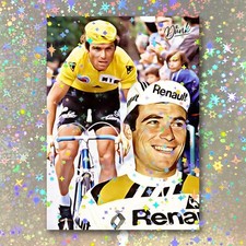 Bernard Hinault Holographic High Gear Sketch Card Limited 2/5 Dr. Dunk Signed