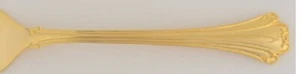 International Silber Golden American Chippendale Elektroplate Tafelgabel 7 1/2" - Bild 1 von 1