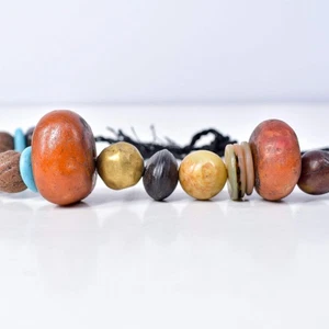 Marokkanische Phenolharz Perlen Halskette - Bild 1 von 13