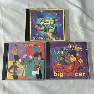 Wiggles CDs Bulk Original Cast 90s 00s Music Wiggly Wiggly World ABC Kids x3 - Picture 1 of 6