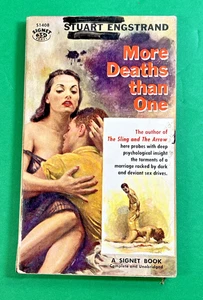 More Deaths than One Stuart Engstrand Signet PB 1st SEX MARRIAGE ROMANCE 1957 - Foto 1 di 3