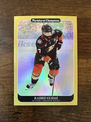 2023-24 Upper Deck Parkhurst Champions Gold Rainbow #193 Radko Gudas Ducks SP - Image 1 of 2