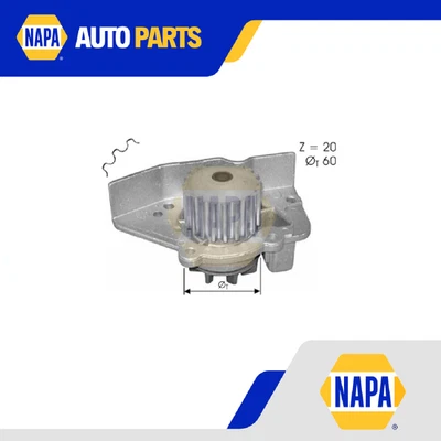 Water Pump NWP1391 NAPA Coolant 12015 120150 120161 95625017 95655208 Quality - Image 1 of 4