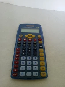 exas Instruments TI-15 Scientific Calculator Blue See-Through- No Cover - Picture 1 of 3