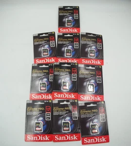x10 SanDisk Extreme PRO 128GB SDXC UHS-I CARD 200MB/s 4K Memory Card. SEALED - Picture 1 of 5