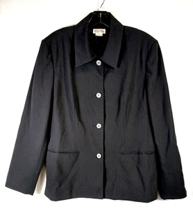 Michael Kors Women's Black Stretch Blazer/Jacket Size 16 - Picture 1 of 6